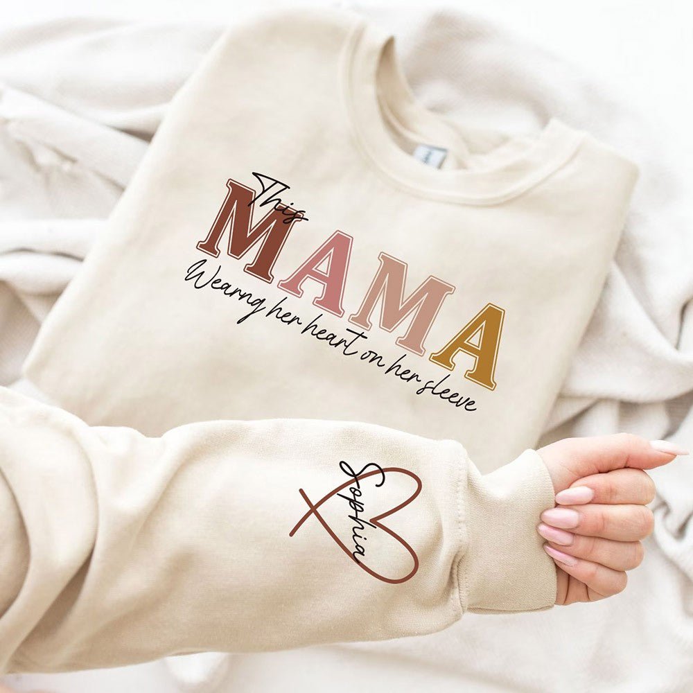 Custom MAMA SweatShirt - Sleeve&Soul.store