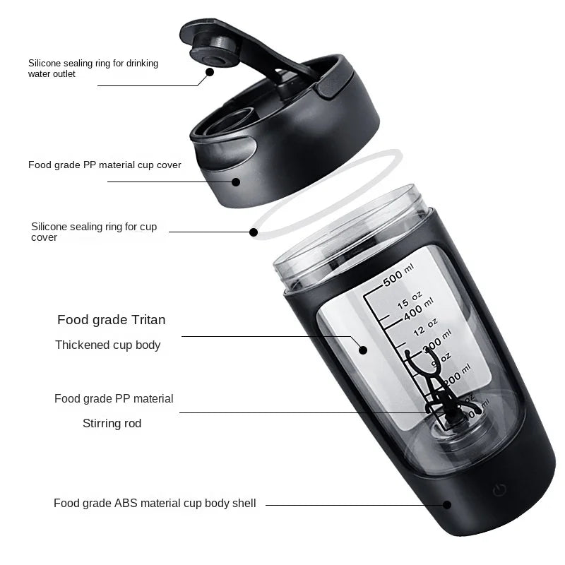 ProShaker - 650ml self blending protein shaker - RemmemberTheLight.store