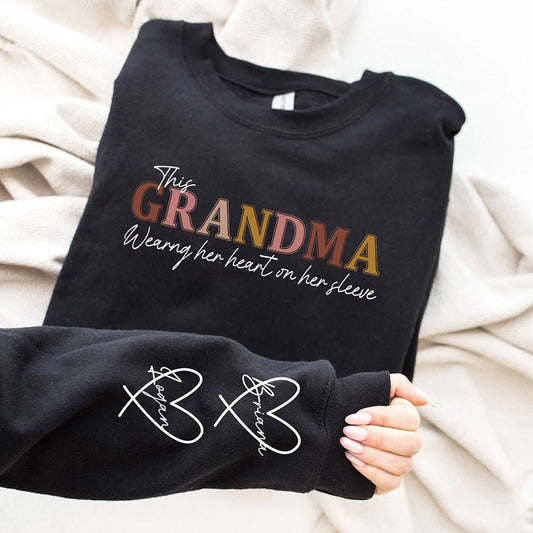 Custom Grandma sweatshirt - Sleeve&Soul.store