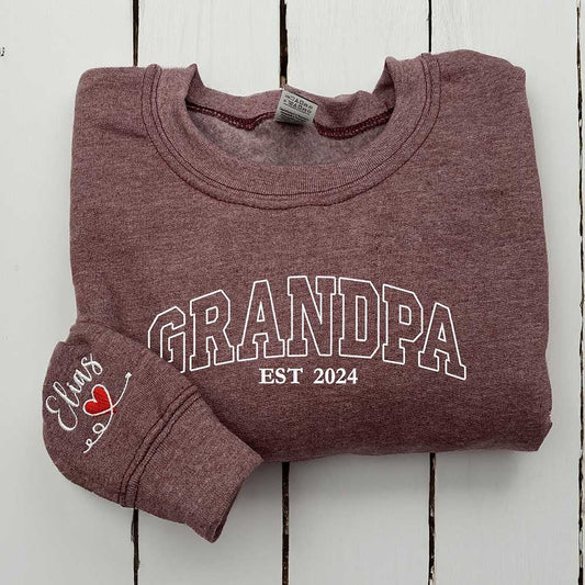 Custom Grandpa SweatShirt - Sleeve&Soul.store